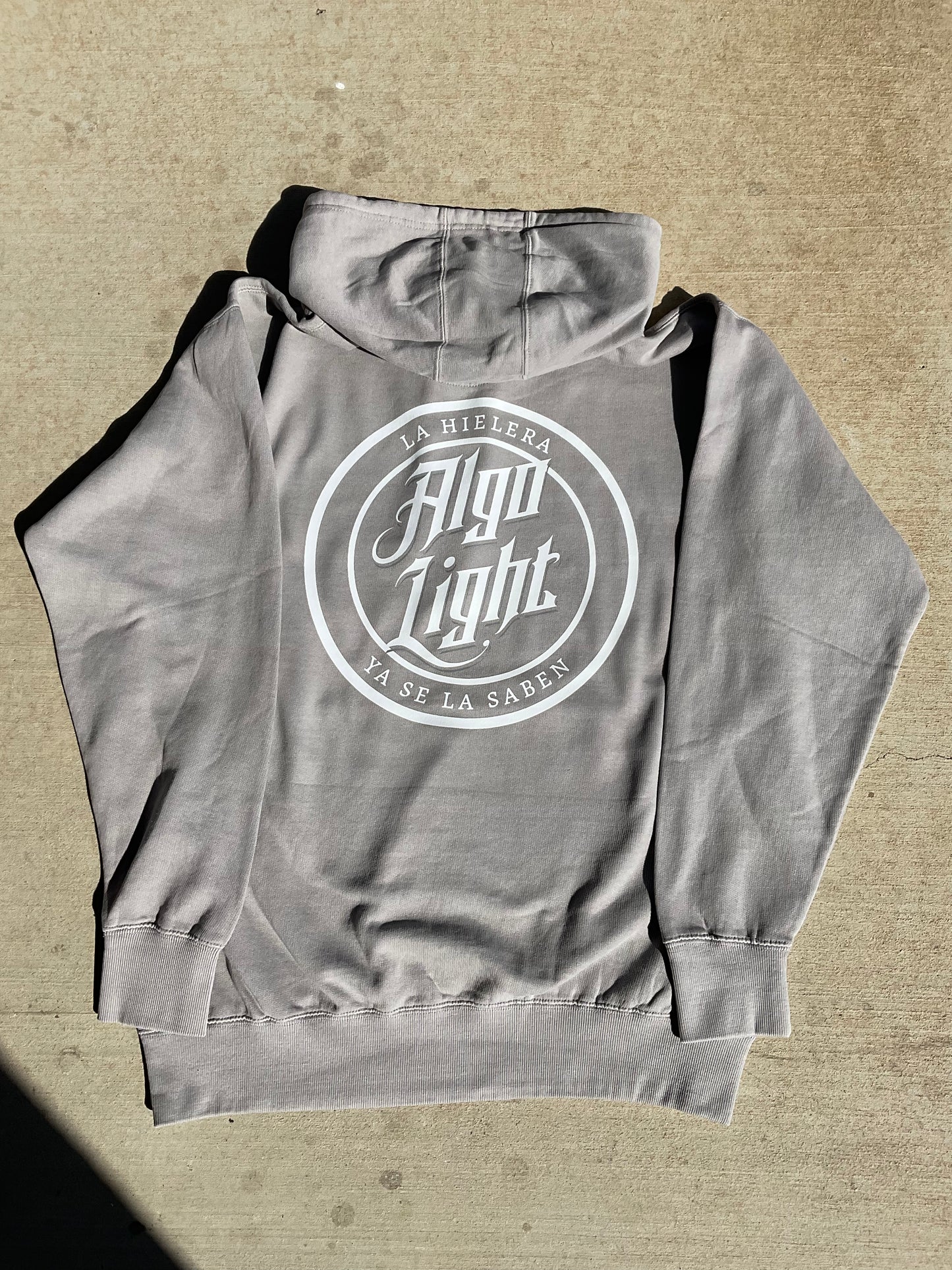 Vintage Silver Algo Light Hoodie