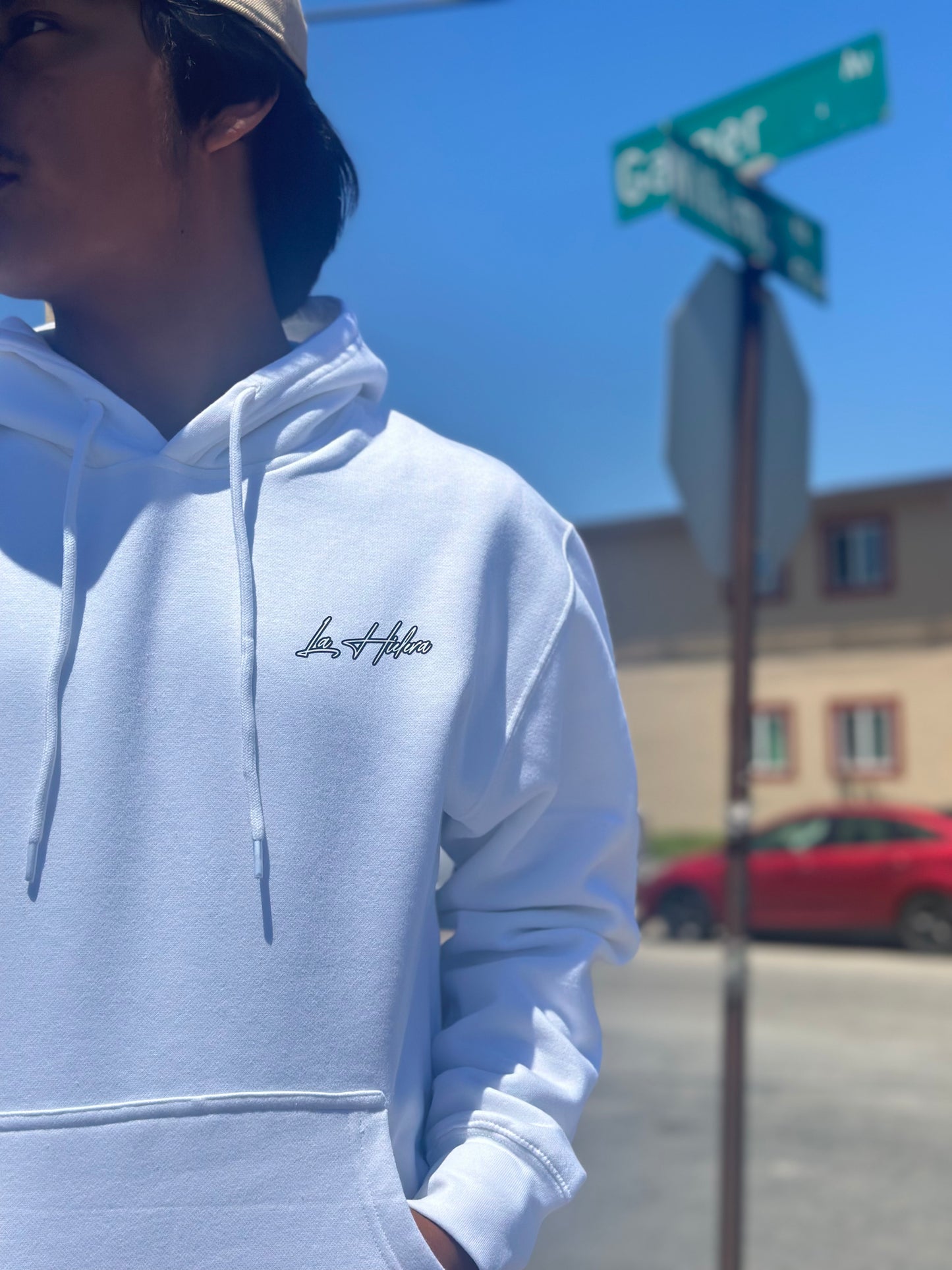 La Hielera White Hoodie