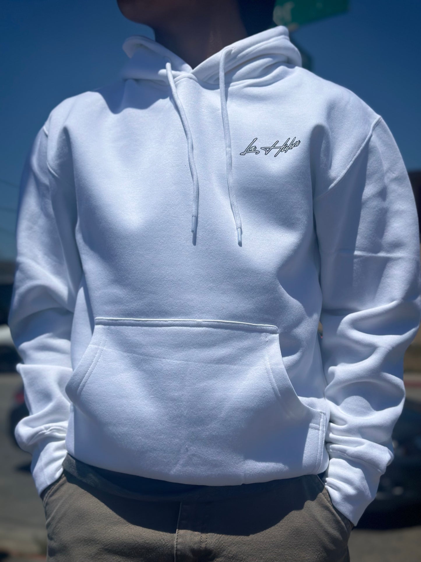 La Hielera White Hoodie